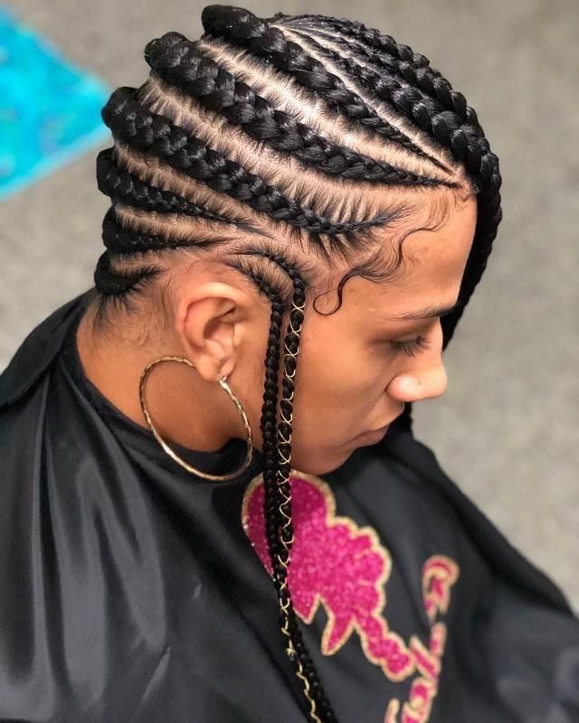 Trendy Braided Hairstyles 2018 : Alluring Styles You Need To Try Inside Most Recent Dynamic Side Swept Cornrows Hairstyles (Photo 6 of 15)