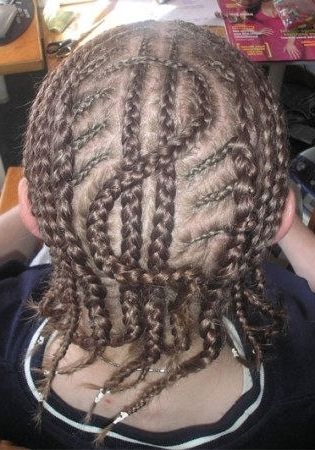 Trendy Cornrow Hairstyle Inside Best And Newest Cornrows Prom Hairstyles (View 3 of 15)