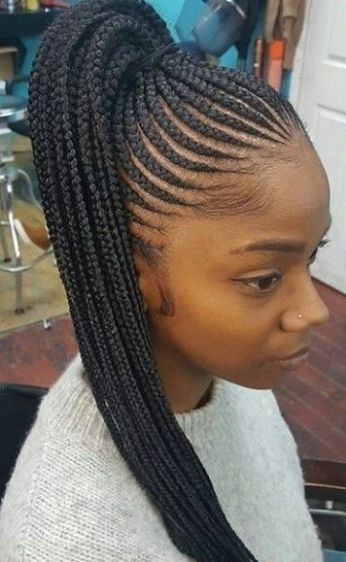Unique African American Ponytail Braids Trend | American Hairstyles 2018 Intended For Most Up To Date Ponytail Braided Hairstyles (Photo 15 of 15)