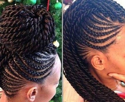 Updo Hairstyles Black To Bring Your Dream Hairstyle Into Your Life Intended For Recent Cornrow Up Hairstyles (View 10 of 15)