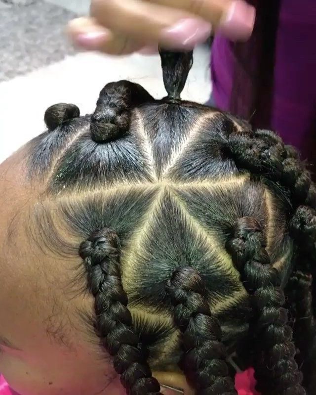 Voiceofhair “a Mini #tutorial@braid.barbie In Charlotte, Nc Inside Most Popular Braid Hairstyles With Rubber Bands (Photo 2 of 15)