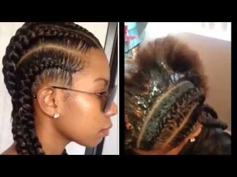What Products To Use For Straight Back Braids"stylesjazae Regarding Most Current Straight Back Braided Hairstyles (View 13 of 15)