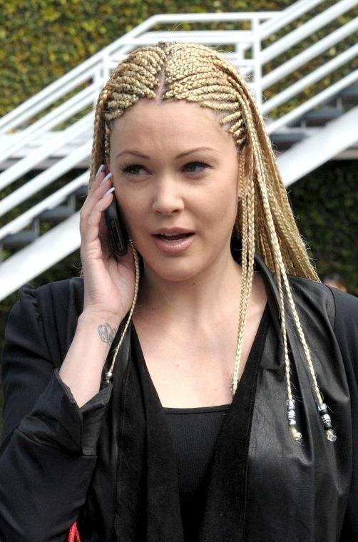White Cornrows: Celebrity Cornrows Hairstyles For Long Hair Throughout Most Up To Date Cornrow Hairstyles For Long Hair (Photo 4 of 15)