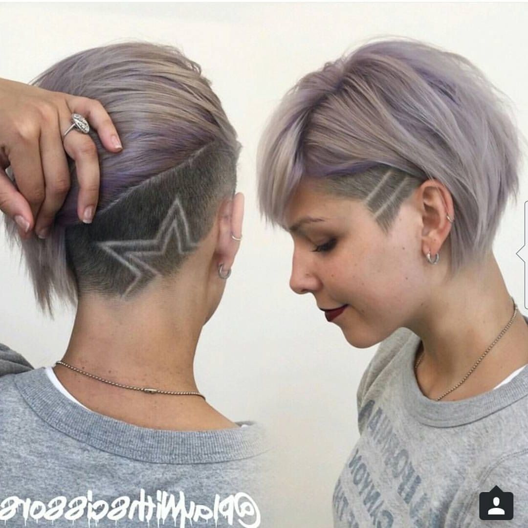 Who Wants To Be A Star??? Go Visit @playwithscissors At @efoxxhair Pertaining To 2018 Chick Undercut Pixie Hairstyles (Photo 12 of 15)