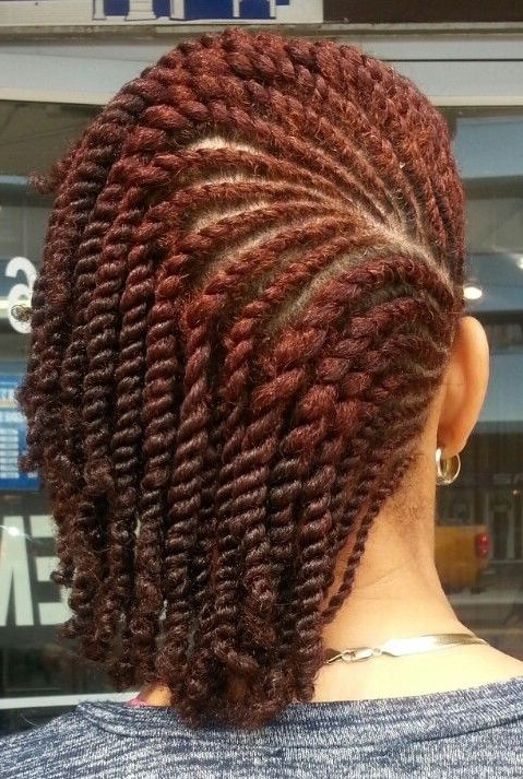 Would You Want To Spend This Much Time On These Chunky & Beautiful Regarding Most Current Natural Cornrows And Twist Hairstyles (Photo 15 of 15)