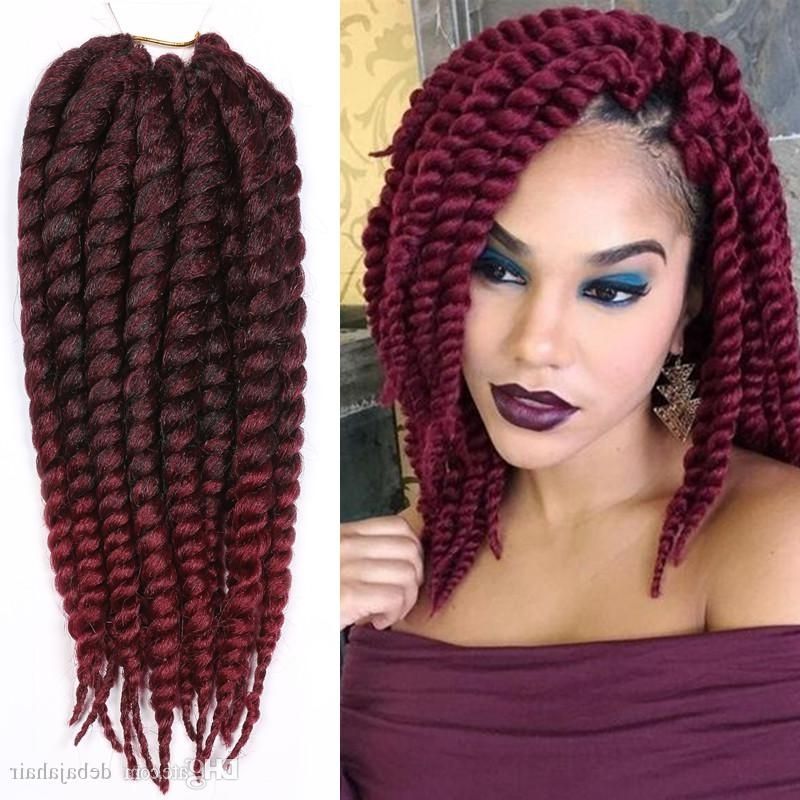 Xpression Ombre Synthetic Braiding Hair Extensions Burgundy Faux With Regard To Recent Zambian Braided Hairstyles (Photo 9 of 15)