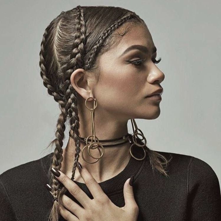 Featured Photo of Top 15 of Zendaya Braided Hairstyles