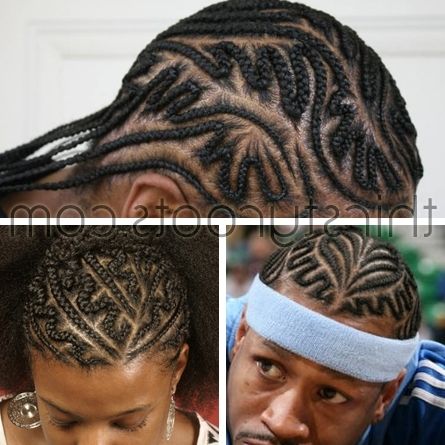 Featured Photo of 2024 Popular Zig Zag Cornrows Hairstyles