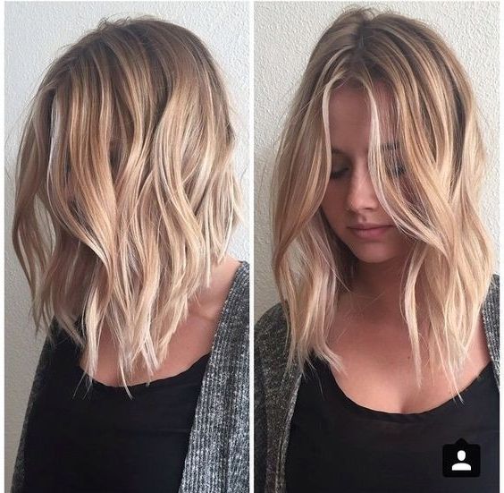 10 Balayage Hairstyles For Shoulder Length Hair: Medium Haircut 2018 For Dark Blonde Into White Hairstyles (View 14 of 25)