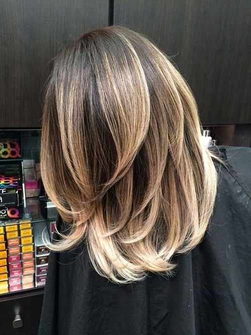 10 Bombshell Blonde Highlights On Brown Hair | Style Stuff Within Glamorous Mid Length Blonde Bombshell (View 21 of 25)