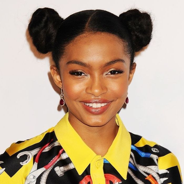 10 Cool (And Easy) Buns That Work For Short Hair | Byrdie Inside High Ponytail Hairstyles With Long Golden Coils (View 20 of 25)