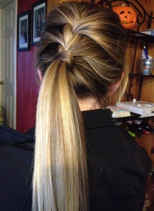 10 Cute Ponytail Hairstyles For 2018: New Ponytails To Try This Regarding Low Twisted Pony Hairstyles For Ombre Hair (Photo 5 of 25)