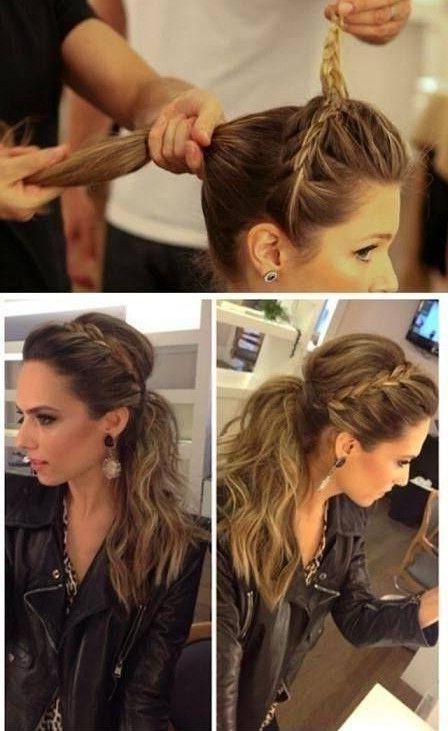 10 Cute Ponytail Hairstyles For 2018: New Ponytails To Try This With Regard To Long Pony Hairstyles With A Side Braid (Photo 20 of 25)