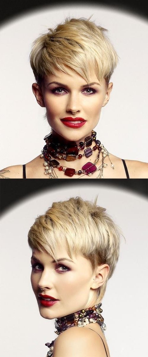 10 Flattering Short Straight Hairstyles, 2018 Latest Short Haircut Throughout Newest Pastel And Ash Pixie Hairstyles With Fused Layers (View 23 of 25)