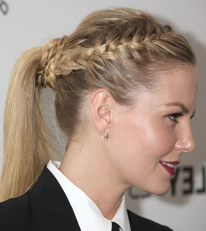 10 Pony Hairstyles That You Can Try Regarding Ponytail Hairstyles With A Braided Element (View 8 of 25)