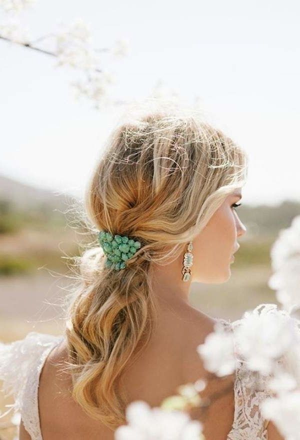 10 Ponytail Looks For Your Wedding | Mywedding Throughout Classic Bridesmaid Ponytail Hairstyles (View 22 of 25)