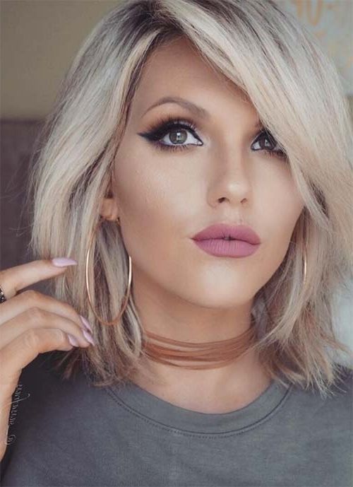 100 Short Hairstyles For Women: Pixie, Bob, Undercut Hair | Fashionisers For Cropped Platinum Blonde Bob Hairstyles (Photo 23 of 25)