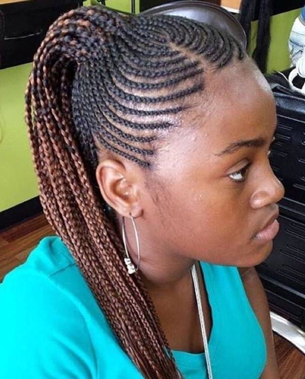 101 Micro Braids For You – Style Easily In Micro Braid Ponytail Hairstyles (View 15 of 25)