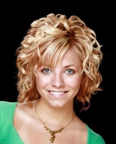 111 Amazing Short Curly Hairstyles For Women To Try In 2018 With Medium Blonde Bob With Spiral Curls (View 15 of 25)