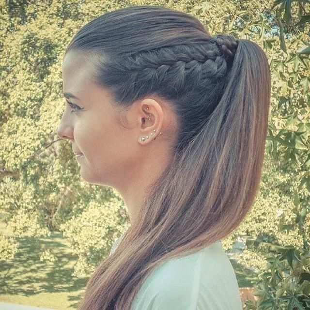12 Incredible Ponytail Hairstyles For 2016: Cute Ponytails With With Regard To Side Ponytail Hairstyles With Braid (View 22 of 25)