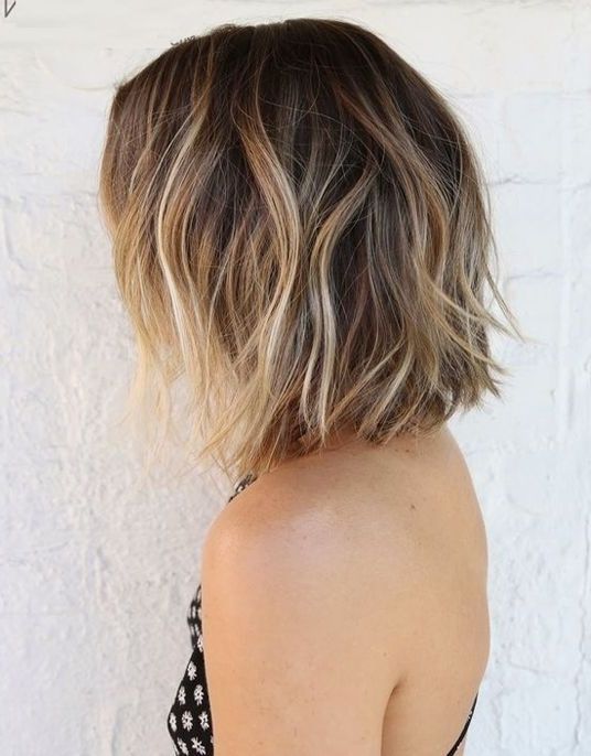13 Medium Shoulder Length Hairstyles In 2018 | Hairstyles 2016 Intended For Ombre Ed Blonde Lob Hairstyles (Photo 1 of 25)