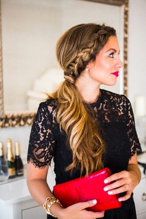 14 Cutest Side Ponytail Ideas For 2018 That You Need To See! With Side Braid Hairstyles For Curly Ponytail (Photo 17 of 25)
