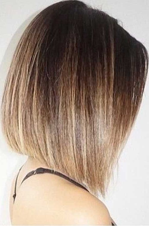 15 Beautiful Ombre Bob Hairstyles In 2018 | Hairstyles(: | Pinterest Regarding Super Straight Ash Blonde Bob Hairstyles (View 8 of 25)