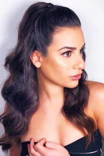 15 Summer Half Up Half Down Ponytail Trends You`ll Love – My Stylish Zoo Pertaining To Sleek Half Up Half Down Pony Hairstyles (View 9 of 25)