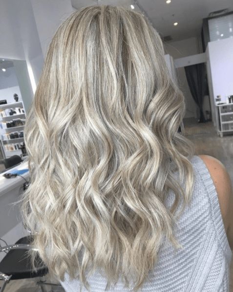 16 Ash Blonde Hair Highlights Ideas For You Throughout Ash Blonde Half Up Hairstyles (View 18 of 25)