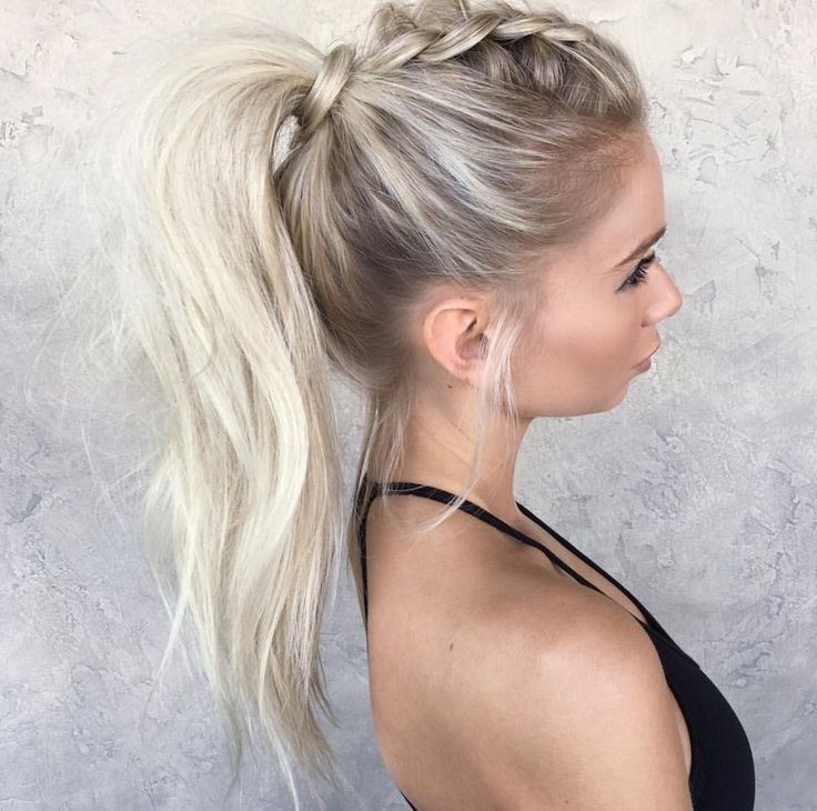 17 Best Hair Updo Ideas For Medium Length Hair In 2018 | Hair With Regard To Bouffant And Braid Ponytail Hairstyles (View 2 of 25)