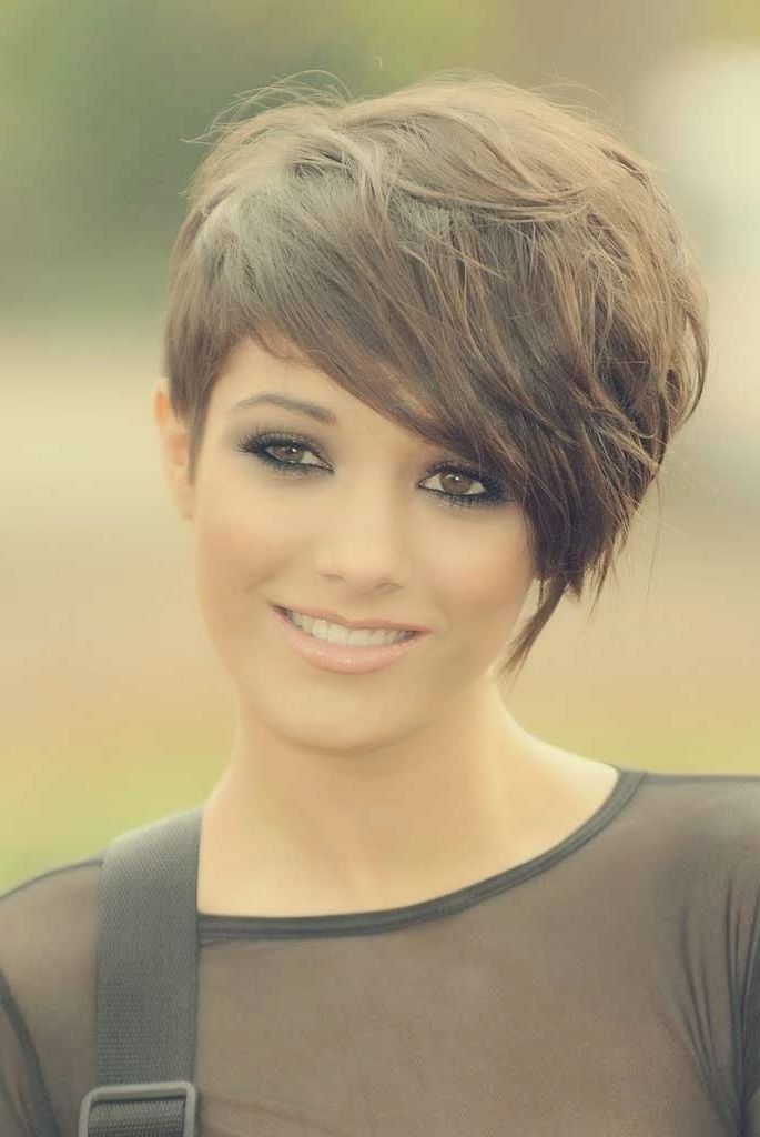 18 Short Hairstyles For Winter: Most Flattering Haircuts – Popular Regarding Recent Long Voluminous Pixie Hairstyles (View 12 of 25)