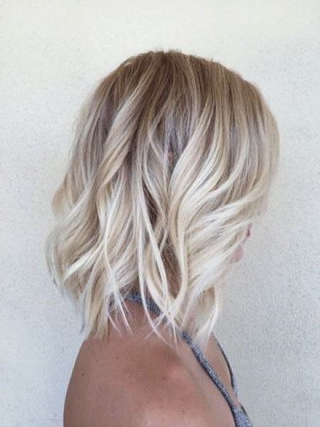 18 Short Wavy Blonde Hairstyles 2017 – 2018 | Hair Styles Within Tousled Shoulder Length Ombre Blonde Hairstyles (Photo 2 of 25)