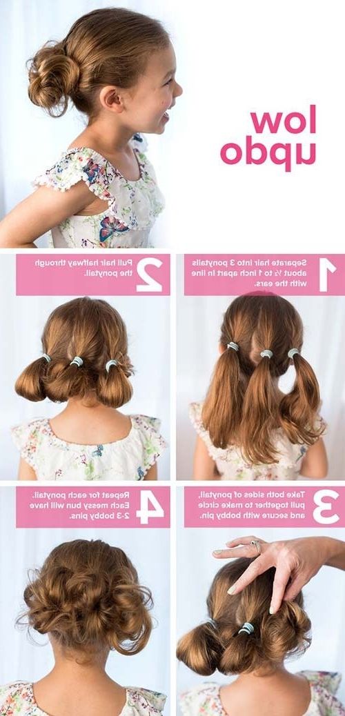 20 Adorable Hairstyles For School Girls Within Classy Pinned Pony Hairstyles (View 7 of 25)