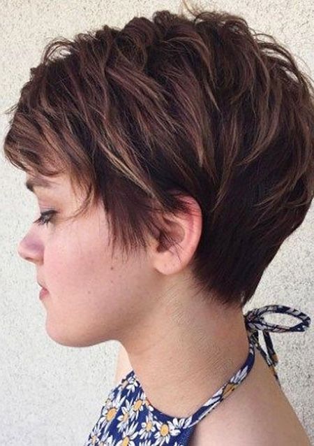 20 Chic Short Hairstyles For Women 2018 – Pretty Designs Intended For Most Recently Reddish Brown Layered Pixie Bob Hairstyles (Photo 11 of 25)