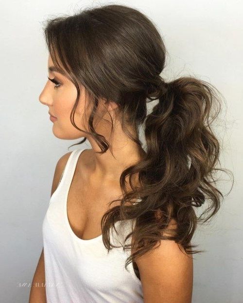 20 Date Night Hair Ideas To Capture All The Attention | Beautiful Inside Simple Blonde Pony Hairstyles With A Bouffant (Photo 18 of 25)