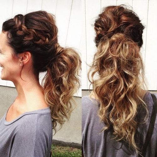 20 Fabulous Easy French Braid Ponytail Hairstyles To Diy | Styles Weekly With Low Twisted Pony Hairstyles For Ombre Hair (Photo 12 of 25)