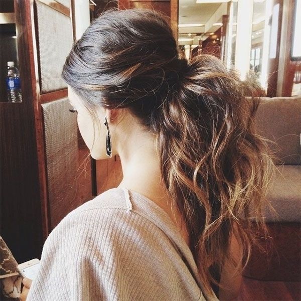 20 Ponytail Hairstyles: Discover Latest Ponytail Ideas Now Regarding Low Twisted Pony Hairstyles For Ombre Hair (Photo 7 of 25)