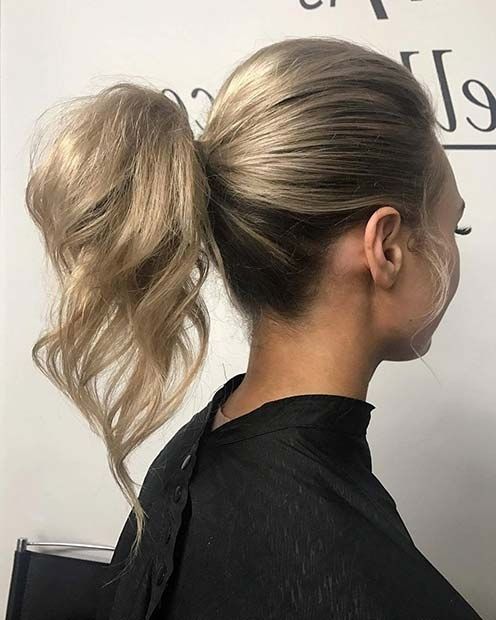 21 Elegant Ponytail Hairstyles For Special Occassions | Page 2 Of 2 Inside Textured Ponytail Hairstyles (View 5 of 25)