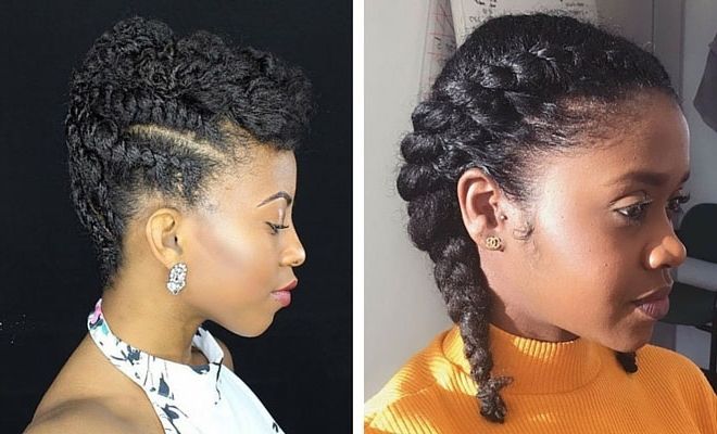 21 Gorgeous Flat Twist Hairstyles | Stayglam Intended For Curly Pony Hairstyles With A Braided Pompadour (View 15 of 25)