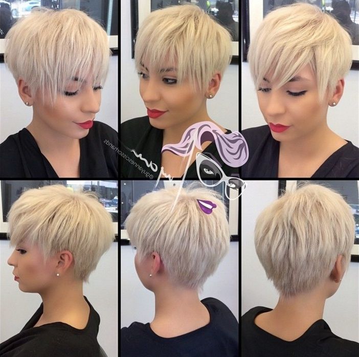 21 Stunning Long Pixie Cuts – Short Haircut Ideas For 2018 Inside Current Blonde Pixie Hairstyles With Short Angled Layers (View 19 of 25)