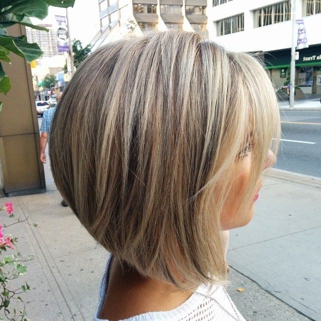 22 Fabulous Bob Haircuts & Hairstyles For Thick Hair – Hairstyles Weekly Regarding Voluminous Stacked Cut Blonde Hairstyles (Photo 18 of 25)