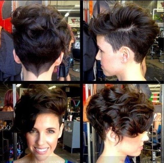 22 Glamorous Curly Pixie Hairstyles For Women – Pretty Designs Throughout Most Popular Long Curly Pixie Hairstyles (Photo 23 of 25)
