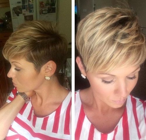 22 Hottest Easy Short Haircuts For Women – Pretty Designs With Most Recent Blonde Pixie Hairstyles With Short Angled Layers (Photo 24 of 25)