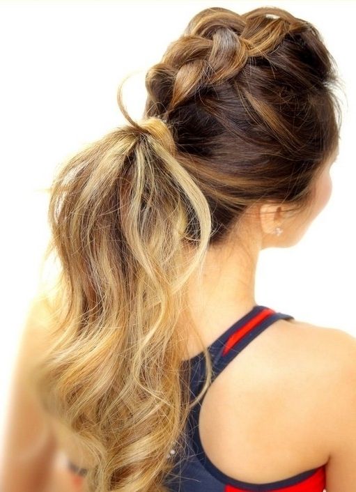 25 Hairstyles For Summer 2018: Sunny Beaches As You Plan Your Within Dyed Simple Ponytail Hairstyles For Second Day Hair (View 15 of 25)