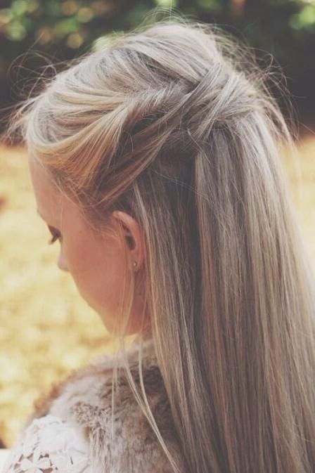27 Cute Straight Hairstyles: New Season Hair Styles | Hair Regarding Pretty Smooth Criminal Platinum Blonde Hairstyles (View 12 of 25)