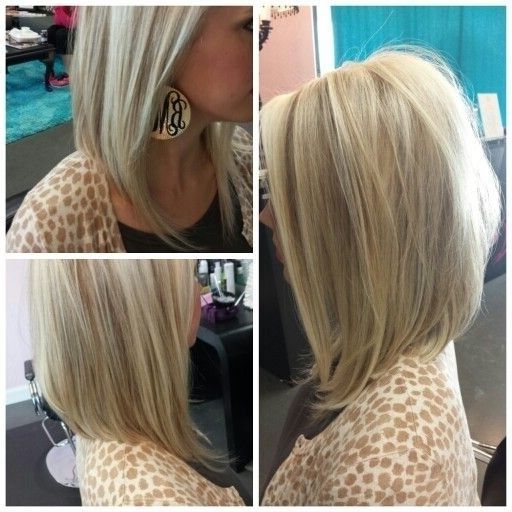 27 Long Bob Hairstyles – Beautiful Lob Hairstyles For Women – Pretty Intended For Striking Angled Platinum Lob Blonde Hairstyles (View 11 of 25)