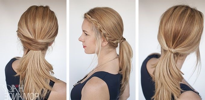 3 Chic Ponytail Tutorials To Lift Your Everyday Hair Game – Hair Romance Throughout Chic High Ponytail Hairstyles With A Twist (View 9 of 25)