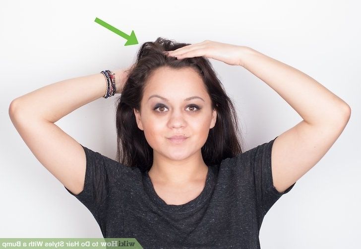 3 Ways To Do Hair Styles With A Bump – Wikihow For Stylish Low Pony Hairstyles With Bump (Photo 25 of 25)