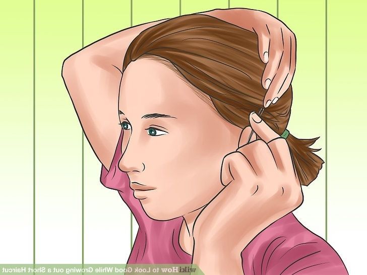 3 Ways To Look Good While Growing Out A Short Haircut – Wikihow Regarding Newest Growing Out Pixie Hairstyles For Curly Hair (Photo 20 of 25)