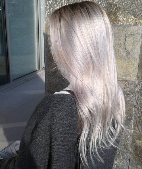 30 Best Platinum Blonde Hair Colors For 2018 With Pearl Blonde Highlights (View 24 of 25)